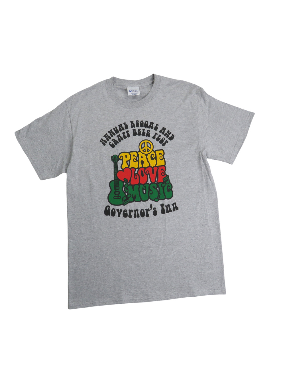 Port & Company Reggae & Craft Beer Festival Peace Love Music Concert Tee Medium